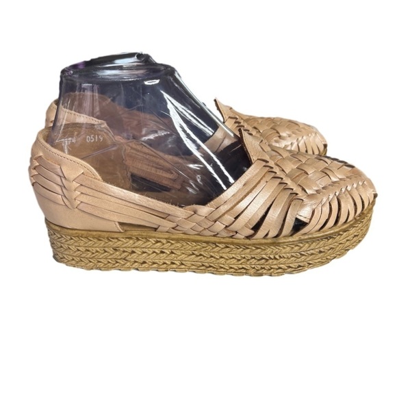 Platform authentic mexican huarache sandals - Picture 6 of 6